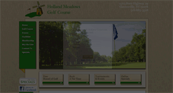 Desktop Screenshot of hollandmeadowsgolfcourse.com