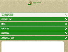 Tablet Screenshot of hollandmeadowsgolfcourse.com